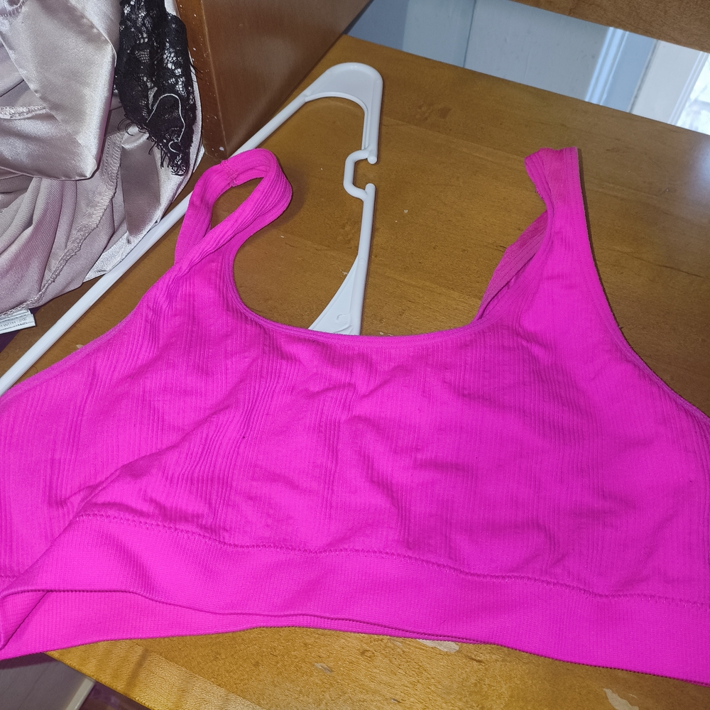 Vibrant Pink Sports Bra